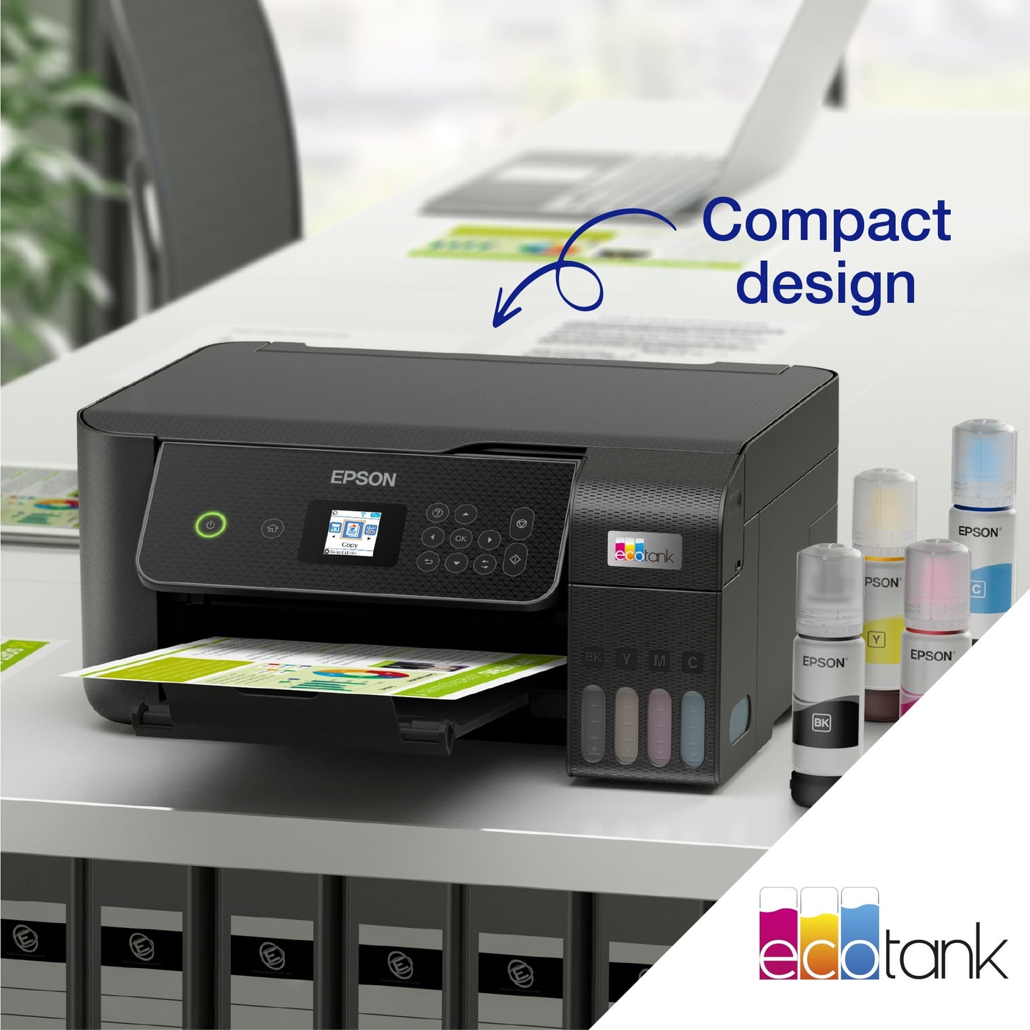 Epson Ecotank ET-2870 A4 Imprimante Wi-Fi multifonctionnelle