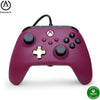 Manette filaire Powera Advantage Plus pour Xbox Series X|s - Ruby (Rouge foncé, Xbox Series X|s, Xbox One, PC)