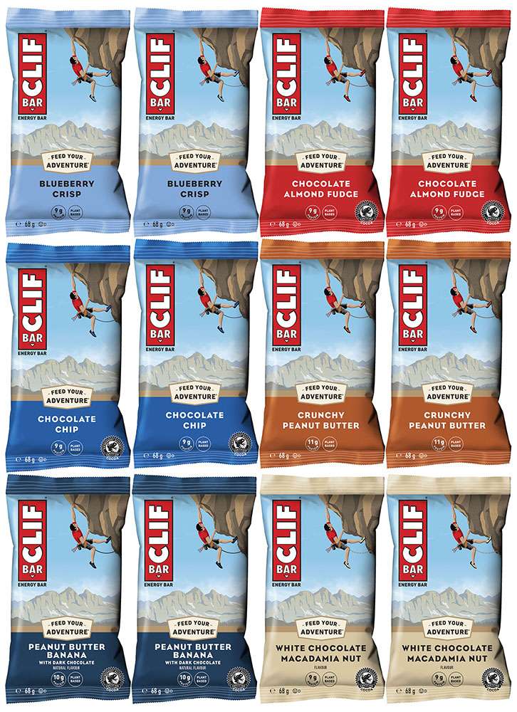 Clif bar barre énergétique mixte boîte 12x68g DLUO 12 25