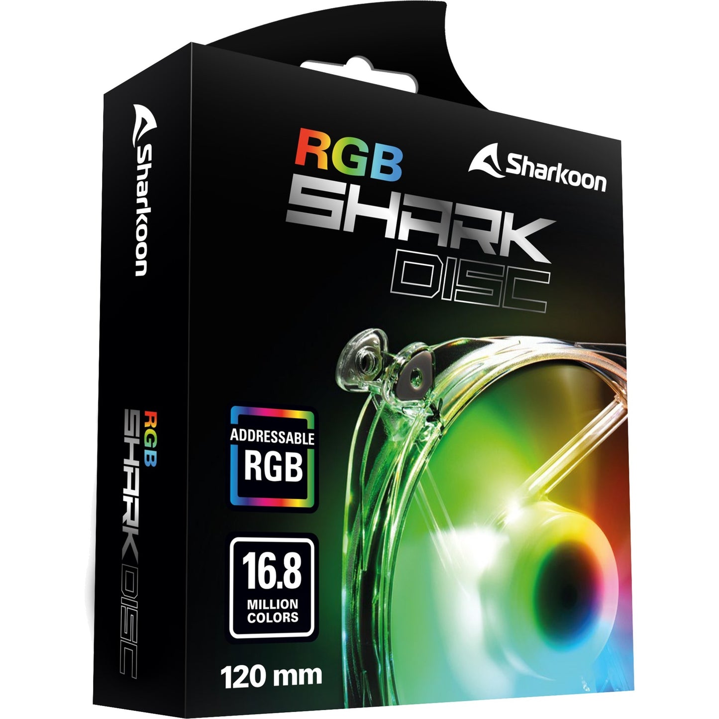 Fan de sharkoon shark disque RVB