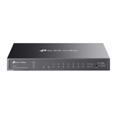 Tp-link omada sg2210p commutateur intelligent gigabit 10 ports (noir, 8x poe+, 2x gigabit sfp)