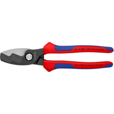 Ciseaux de câble Knipex avec bords de coupe double 9512200