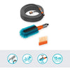 Gardena CleanSystem fietSwasset, avec pinceau à vélo, tuyau E
