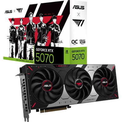 Carte graphique Asus T1 GeForce RTX 5070 OC (3x Display Port, 1x HDMI 2.1, DLSS 4)