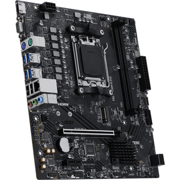Carte mère MSI Pro A620AM-B EVO Socket AM5 (RAID, 2,5 Go-LAN, Son, µATX)