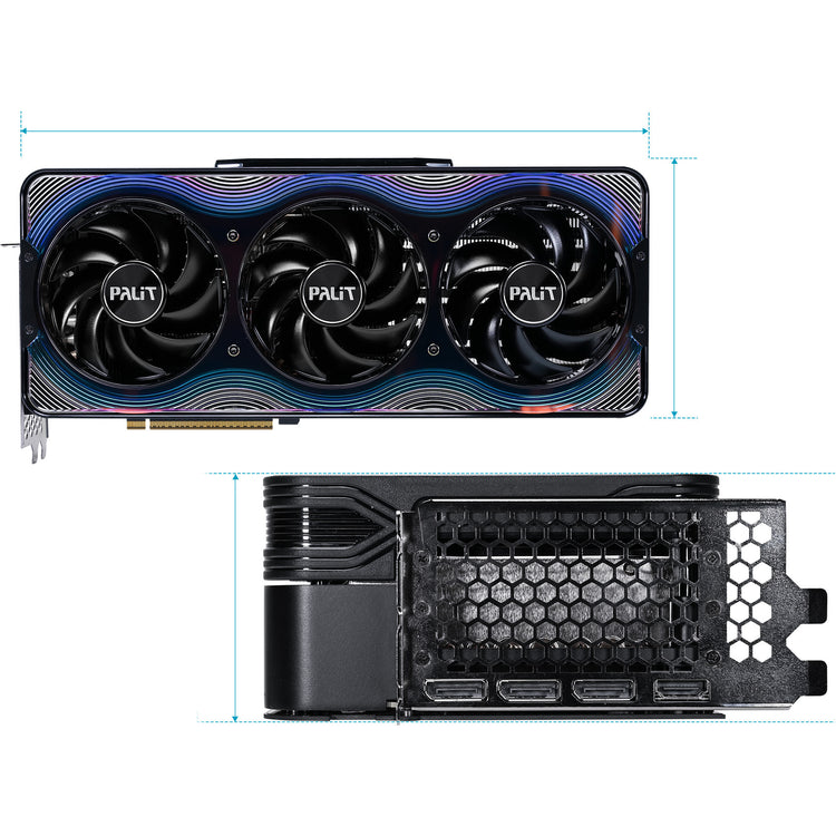 Carte graphique Palit Geforce RTX 5090 Gamerock OC (3x Display Port, 1x HDMI 2.1, DLSS 4)