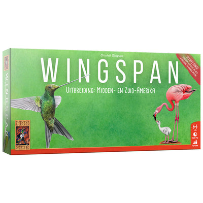 999games 999 games Wingspan : jeu de société Amérique centrale et du Sud (extension, néerlandais, 1 à 5 joueurs, 40 à 70 minutes, à partir de 10 ans)