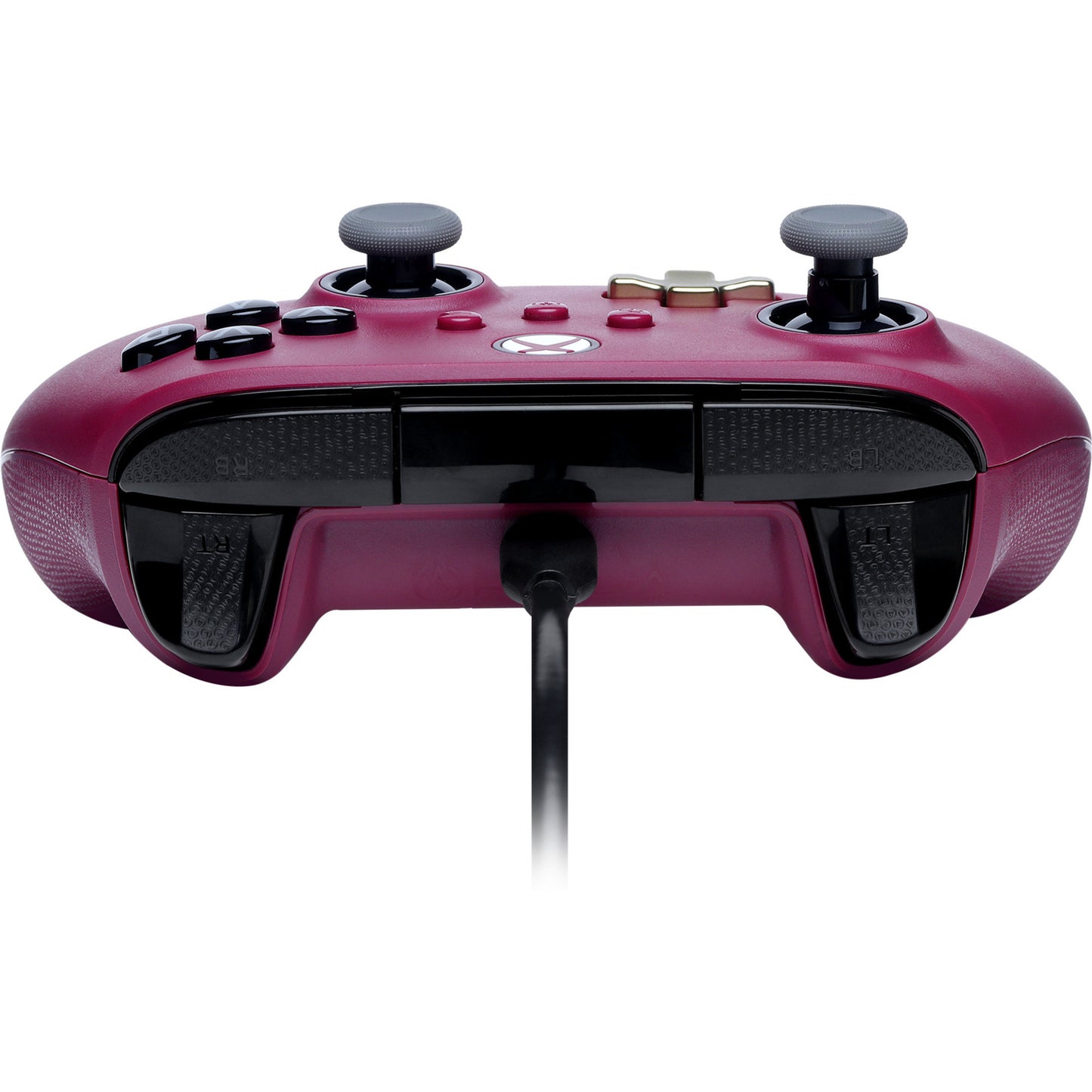 Manette filaire Powera Advantage Plus pour Xbox Series X|s - Ruby (Rouge foncé, Xbox Series X|s, Xbox One, PC)