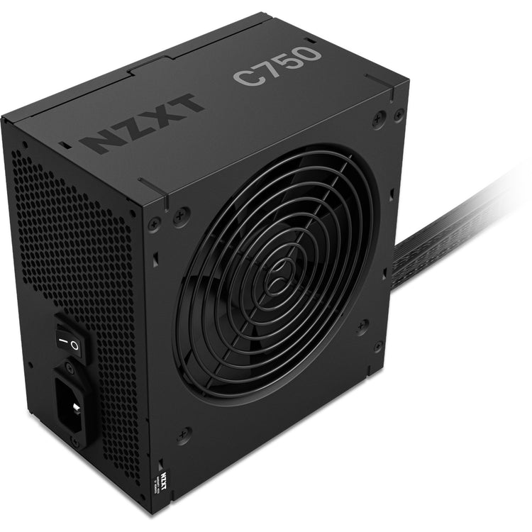 Alimentation modulaire Nzxt c750 bronze 750 watts (noir, 1x 12v-2x6, 4x pcie)