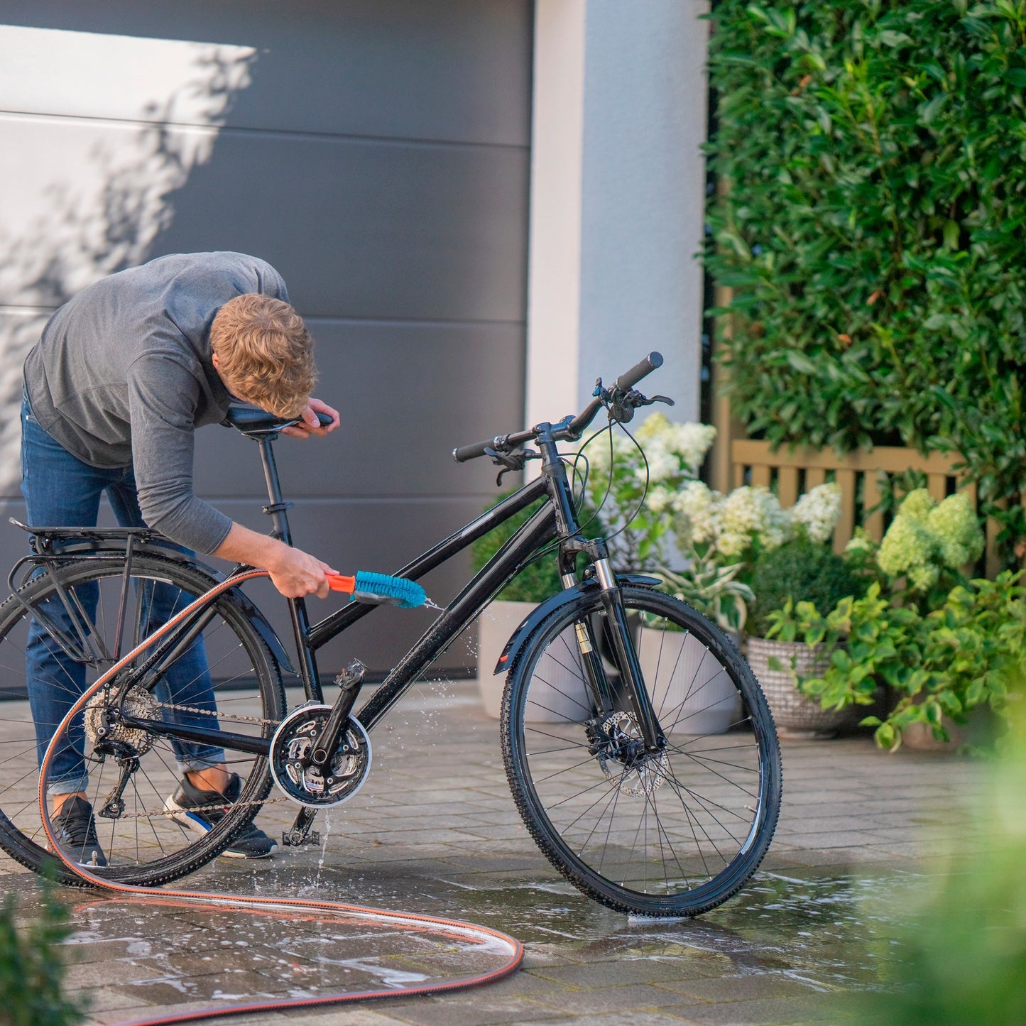 Gardena Cleansystem Fietsbrush, pour les vélos, les remorques