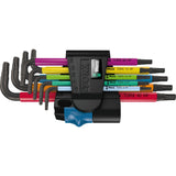 Wera Zuss Keys Set Torx 967 9 TX Multicolour HF 1 - afbeelding 1