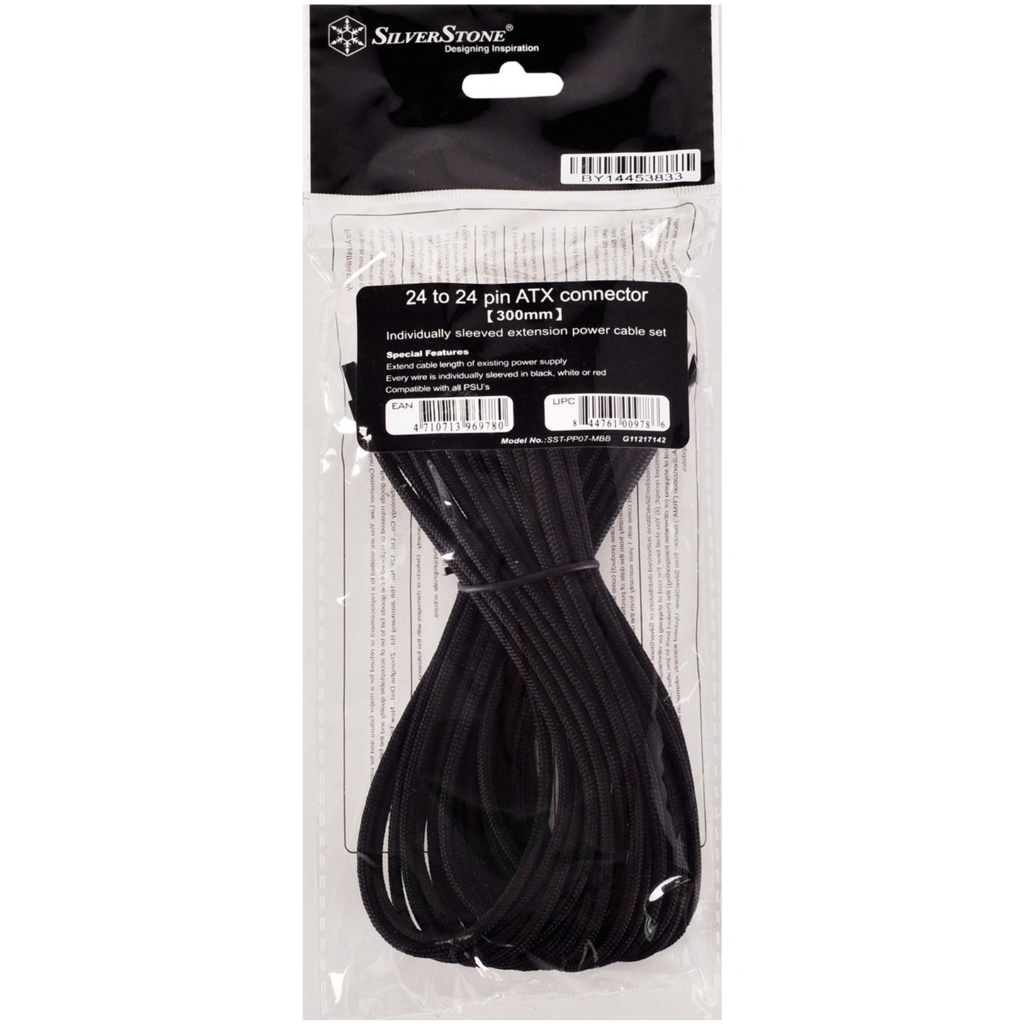 Câble d'extension ATX Silverstone à 24 broches