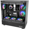 Thermaltake CT120 EX Reverse Arbb Sync PC Ventilateur de refroidissement (3-Fan Pack) Ventilateurs de boîtier (Noir, 3 pièces, 120 x 120 x 25 mm, PWM)