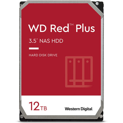 Disque dur WD Red Plus 12 To (120EFGX, SATA 600, 24 7, AF)