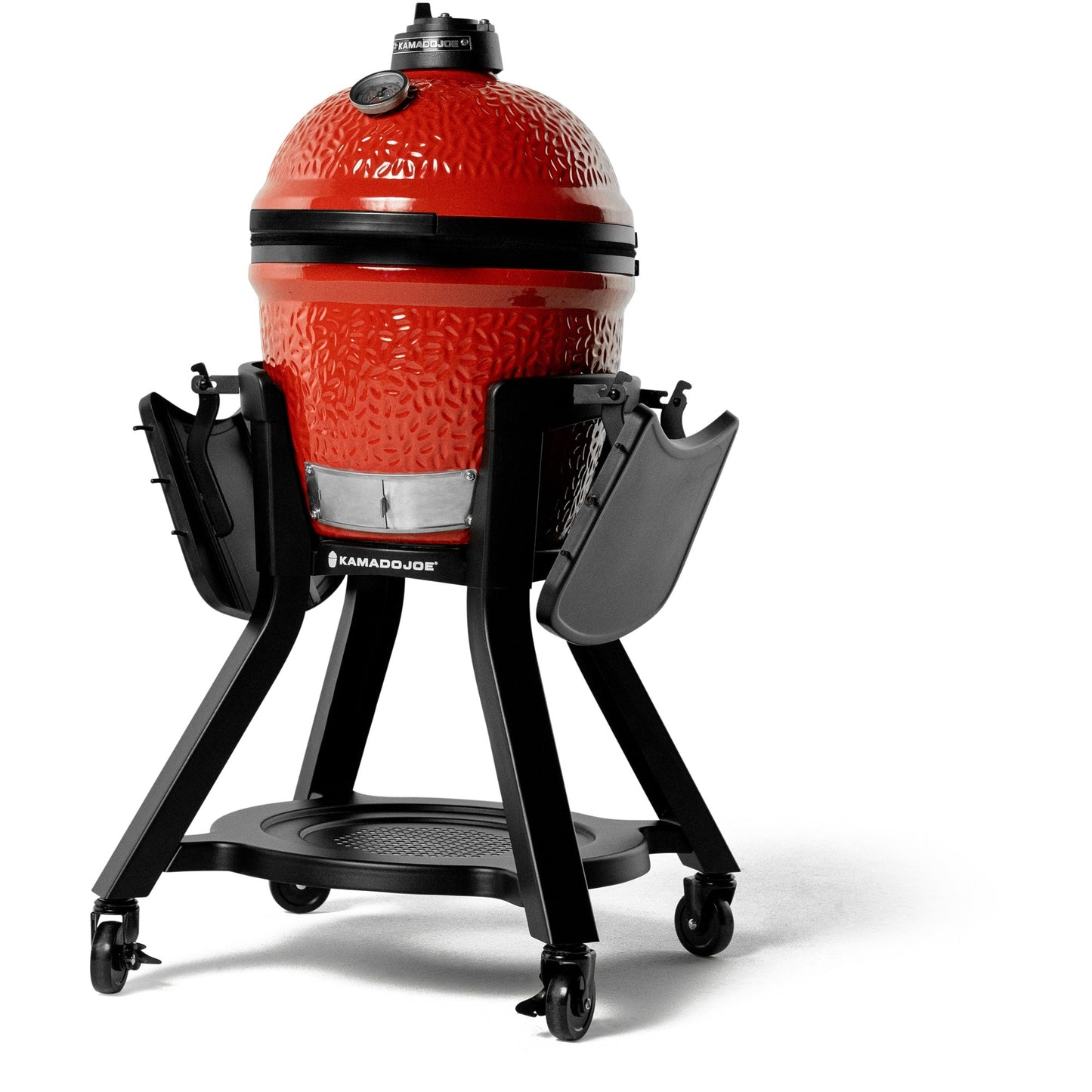 Kamado Joe Joe Jr-kar avec des tables latérales