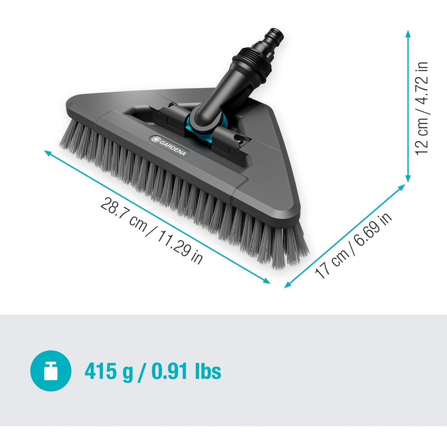 Gardena Cleansystem Steelbrush Soft Flex