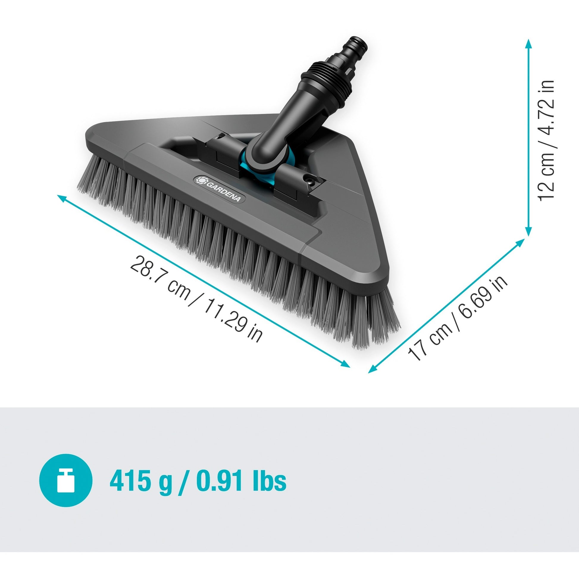 Gardena Cleansystem Steelbrush Soft Flex
