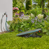 Gardena boîte à tuyaux sous couverture rollup m, enrouleur de tuyau de 20 mètres (noir turquoise)