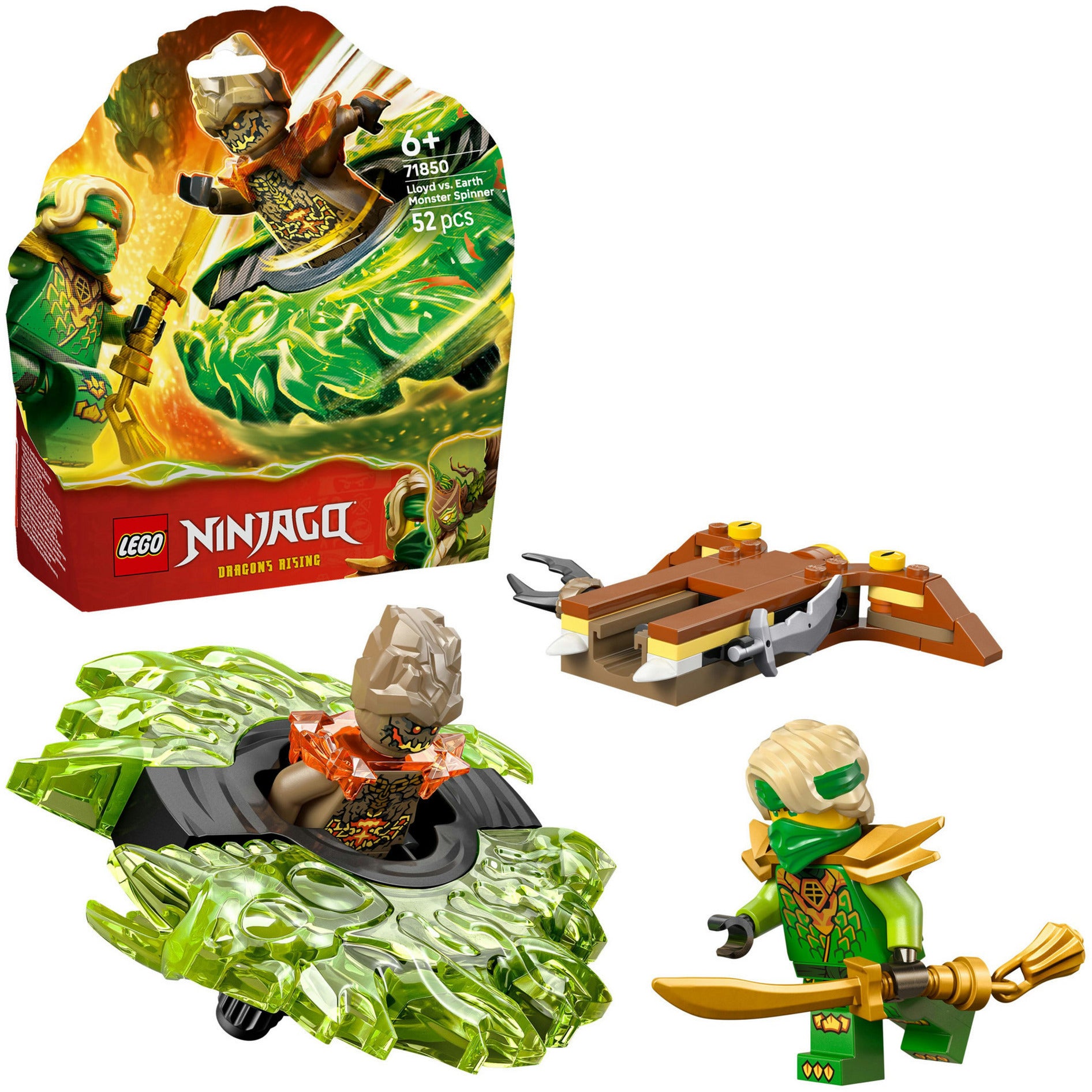 Lego Ninjago 71850 Lloyd contre la terre échantillon dans spinner | 2 pièces