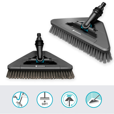 Gardena Cleansystem Steelbrush Soft Flex