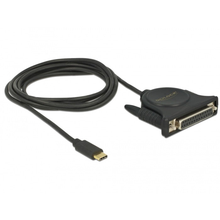 Dellock USB-C 2.0 mâle> 1 x parallèle DB25 femelle