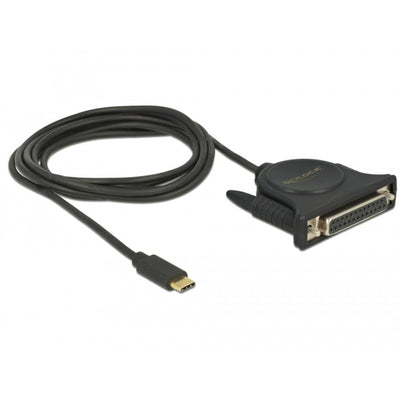 Dellock USB-C 2.0 mâle> 1 x parallèle DB25 femelle