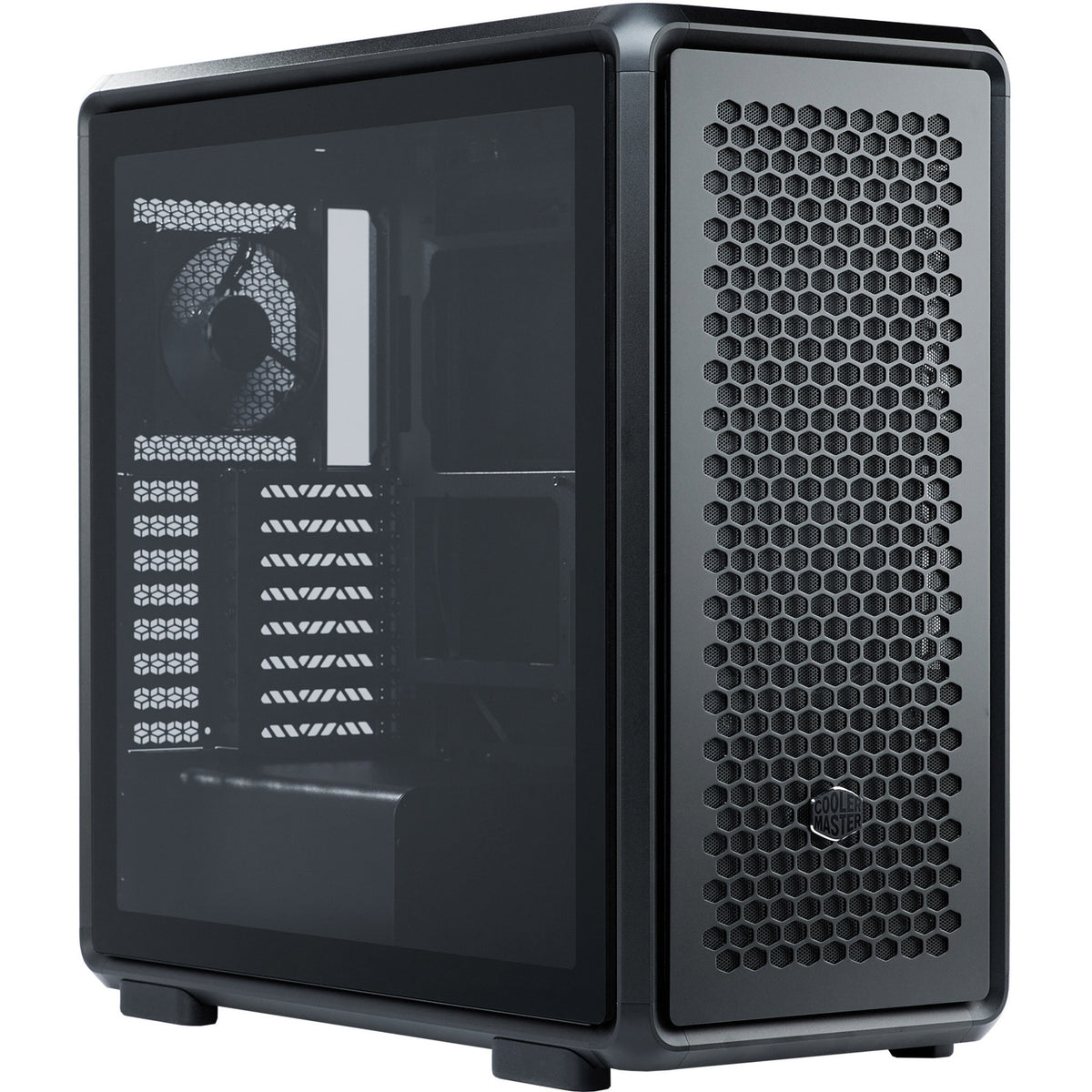Boîtier tour midi Cooler master masterframe 600 (noir | 2x USB-A | 1x USB-C | verre trempé)