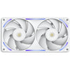 Ventilateurs de boîtier Nzxt f240x rgb (blanc, 2 pièces, 240 x 120 x 30 mm, pwm)