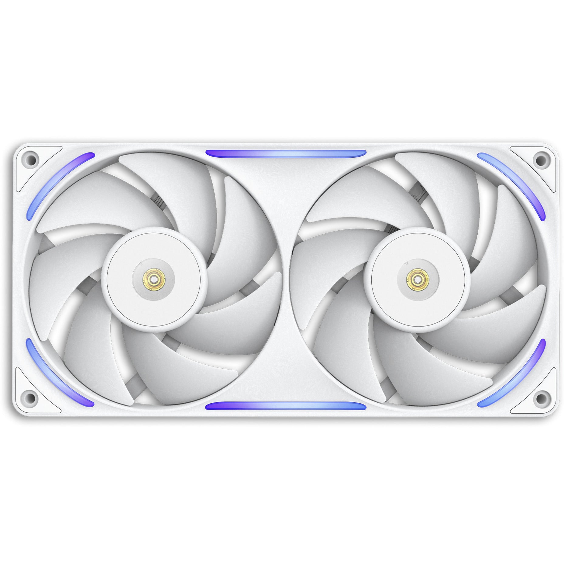 Ventilateurs de boîtier Nzxt f240x rgb (blanc, 2 pièces, 240 x 120 x 30 mm, pwm)