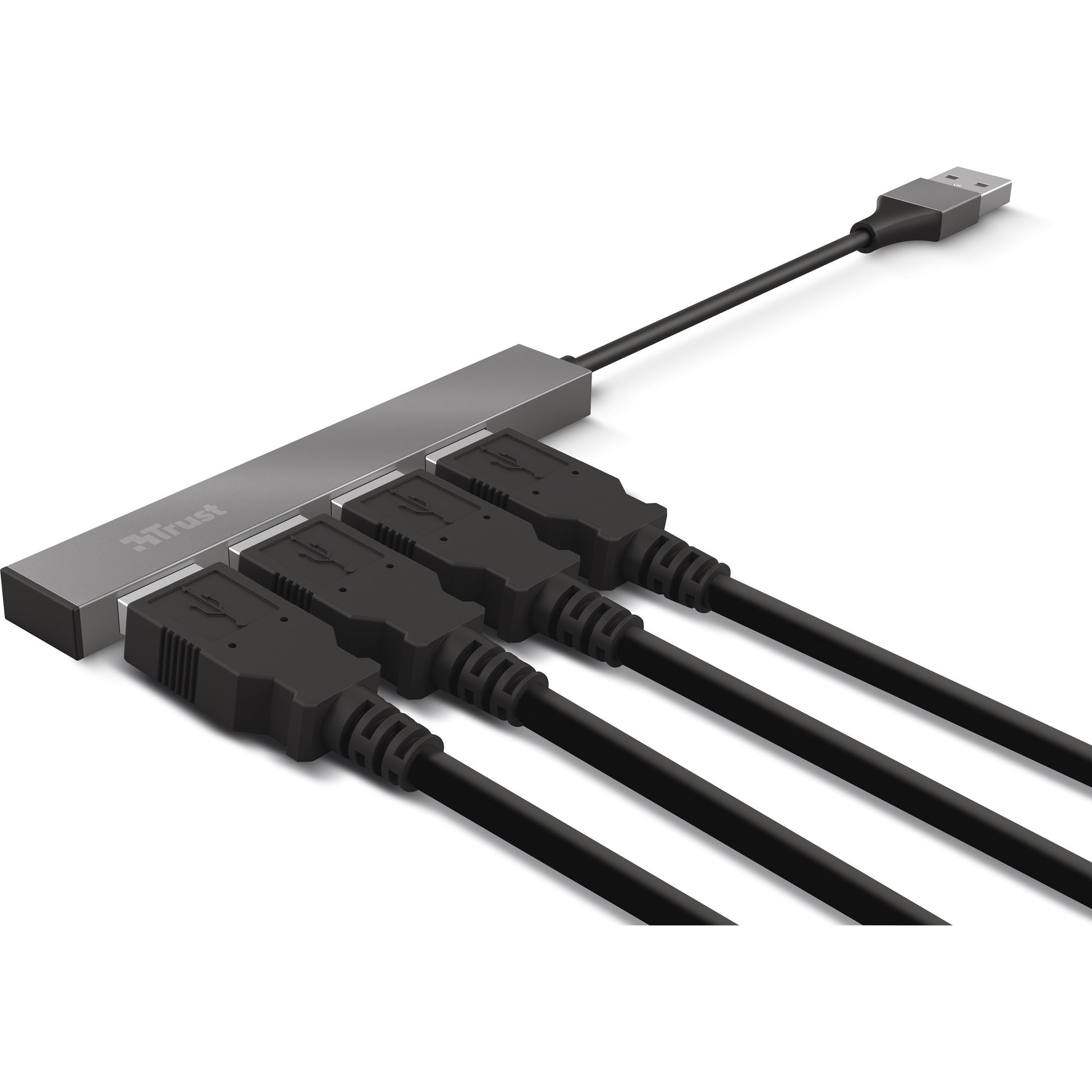 Trust Halyx Aluminium 4-Port Mini USB Hub