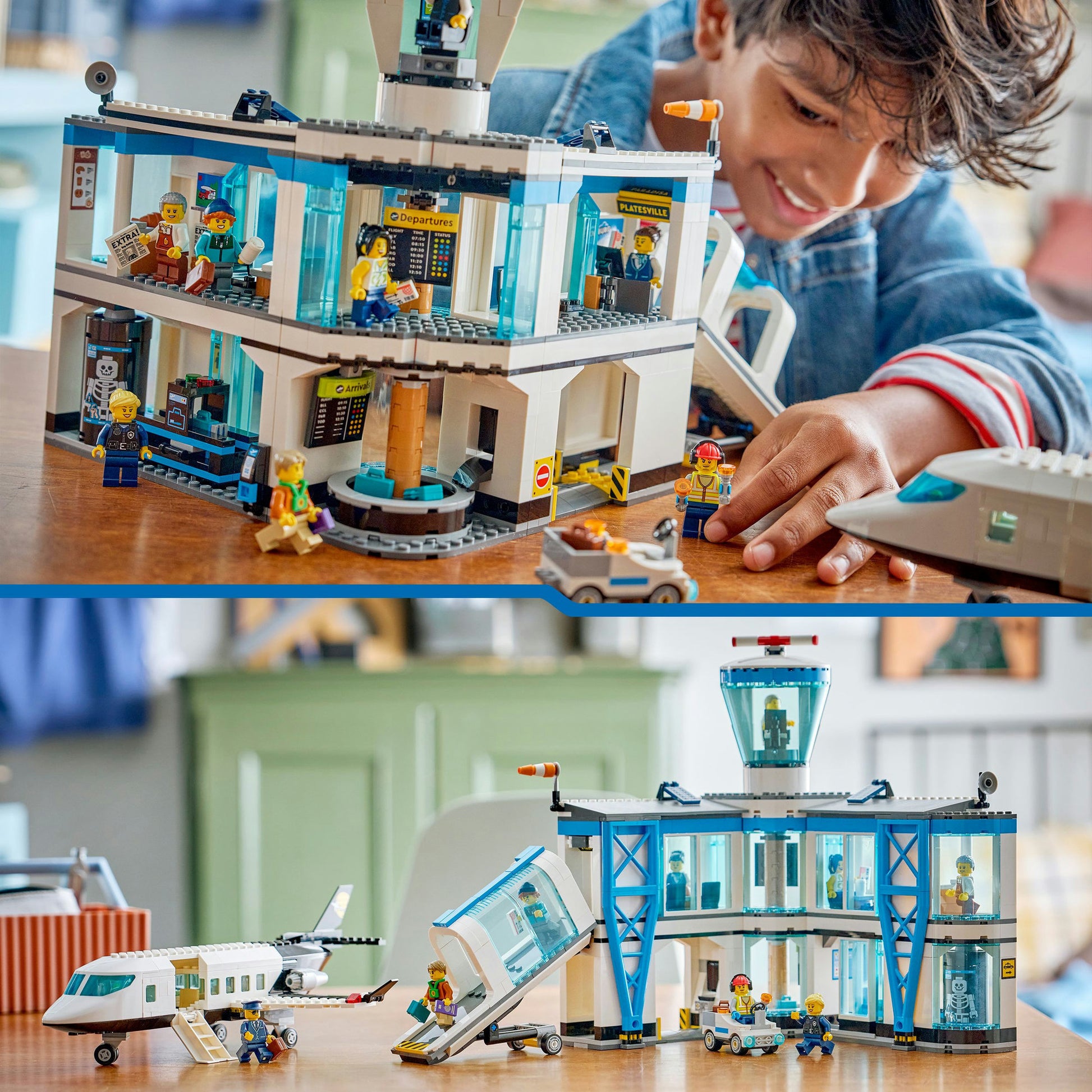 Lego my city 60502 aéroport avec avion