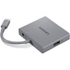 Hub USB Lenovo USB-C 4 en 1 Gen2 (gris)
