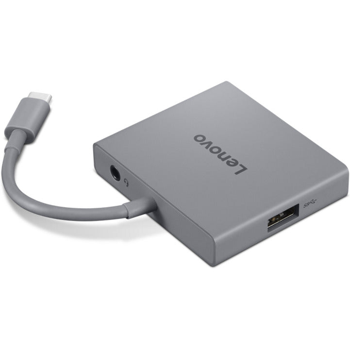 Hub USB Lenovo USB-C 4 en 1 Gen2 (gris)