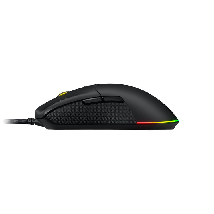 Souris de jeu Hator Pulsar 3 (noir, 400 - 12 000 dpi, RVB)