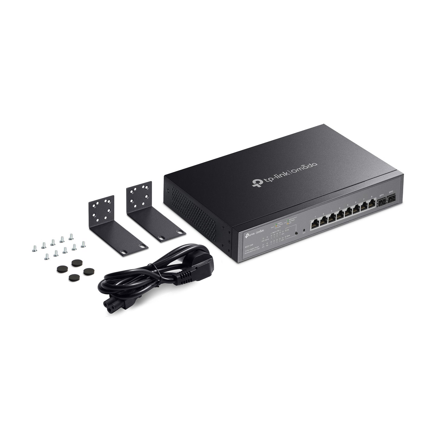Tp-link Omada SG2210MP Jetstream Switch intelligent Gigabit 10 ports (noir, 8x PoE+, 2x Gigabit SFP)