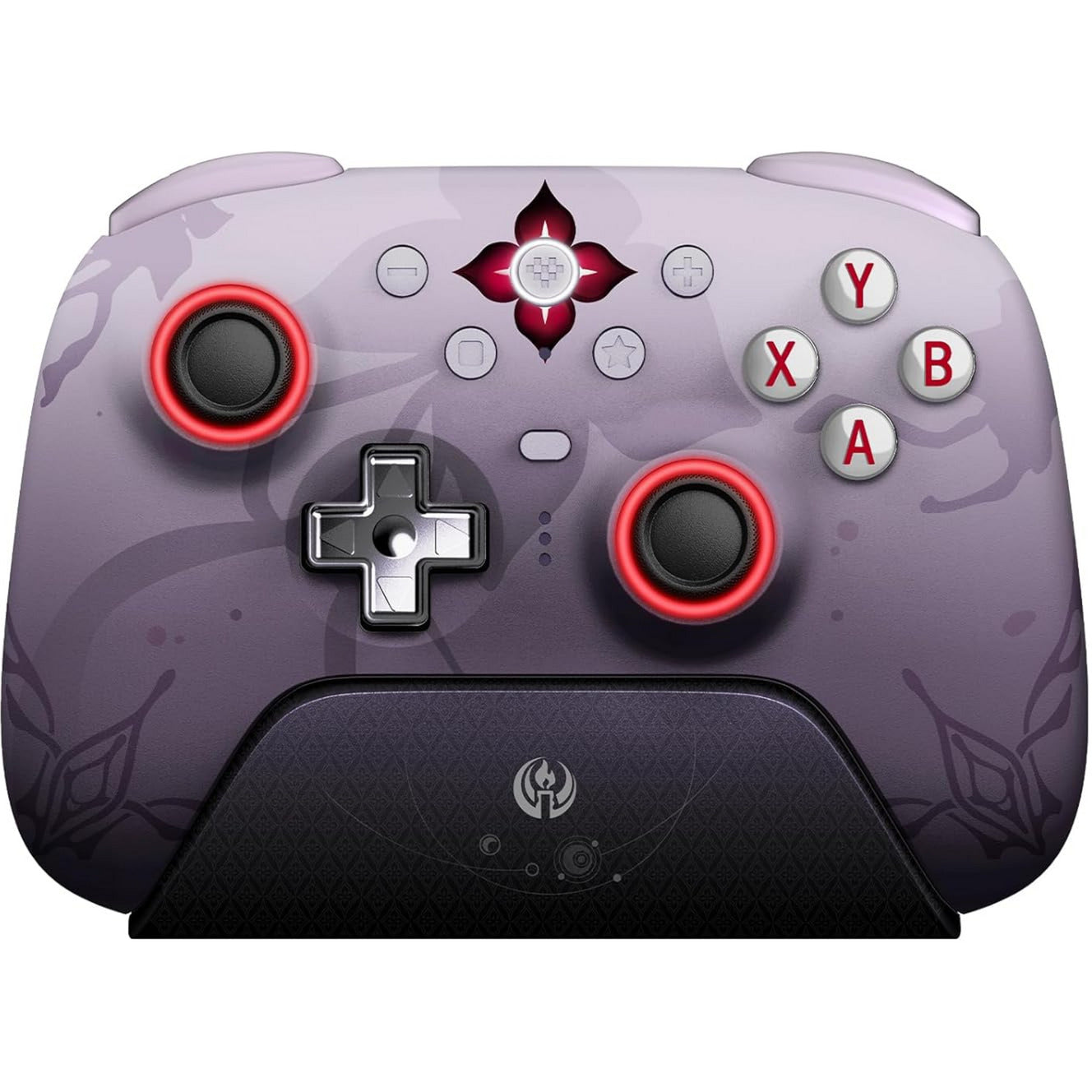 Manette sans fil 8bitdo Ultimate 2 - honkai: star rail - evernight (violet foncé, Bluetooth 2,4 GHz, USB, PC)