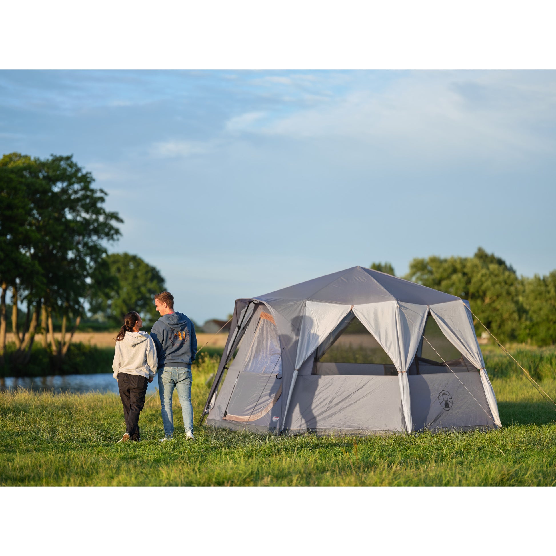 Tente Coleman octogone 8 (gris)