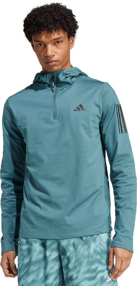 Adidas possède la course hivernisée - sweat à capuche