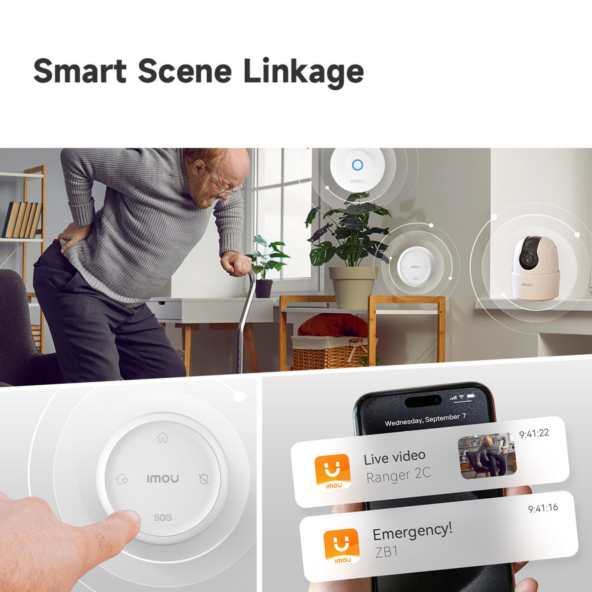Télécommande Imou zb1 (blanc, zigbee)