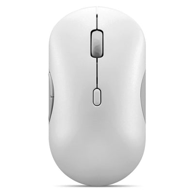 Souris silencieuse sans fil multi-appareils Lenovo 700 (blanc, 1600 - 4000 dpi, Bluetooth 5.3 2,4 GHz)