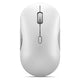 Souris silencieuse sans fil multi-appareils Lenovo 700 (blanc, 1600 - 4000 dpi, Bluetooth 5.3 2,4 GHz)