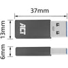 Agir la connectivité USB-A à l'adaptateur USB-C