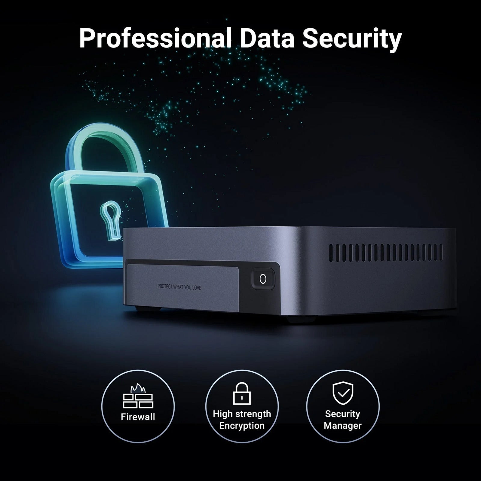Ugreen nasync dxp480t plus (gris, WiFi, 1x 10GBE, HDMI, Thunderbolt 4 (40 go s))