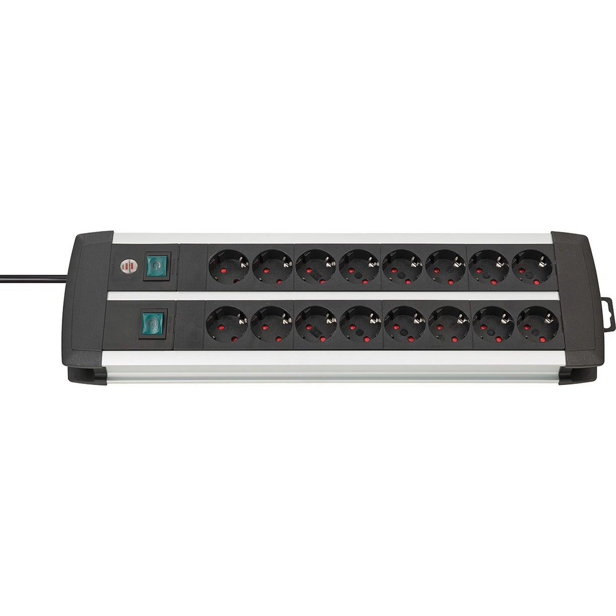 Brennenstuhl Premium-Alu-Line Technology Spring Box Box Duo 16-LIGHI