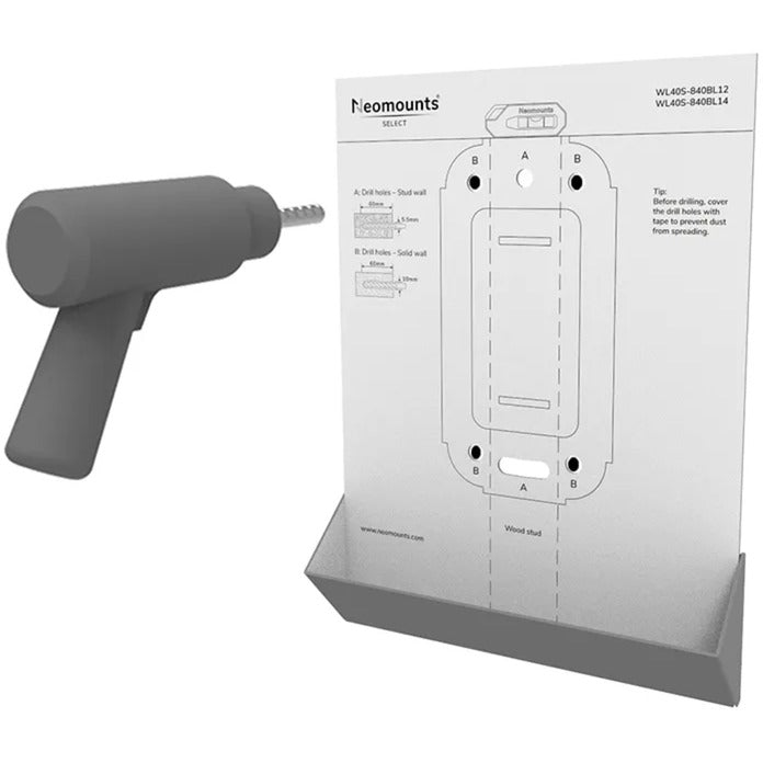 Neomount par Newstar Select WL40S-840BL12 TV Wall Stont