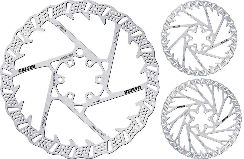 Galfer bike shark® disque de frein vtt 6 boulons