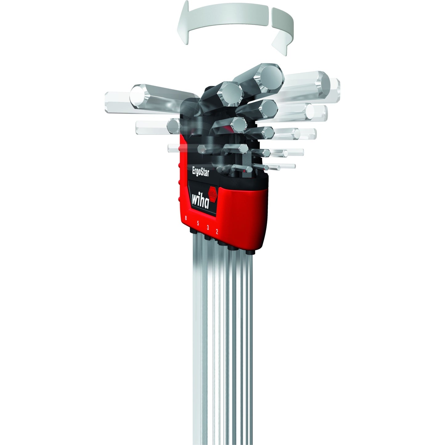 Wiha Sift Keys set dans Ergostar Holder, 10 parties