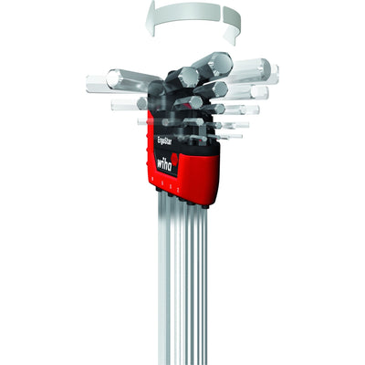 Wiha Sift Keys set dans Ergostar Holder, 10 parties