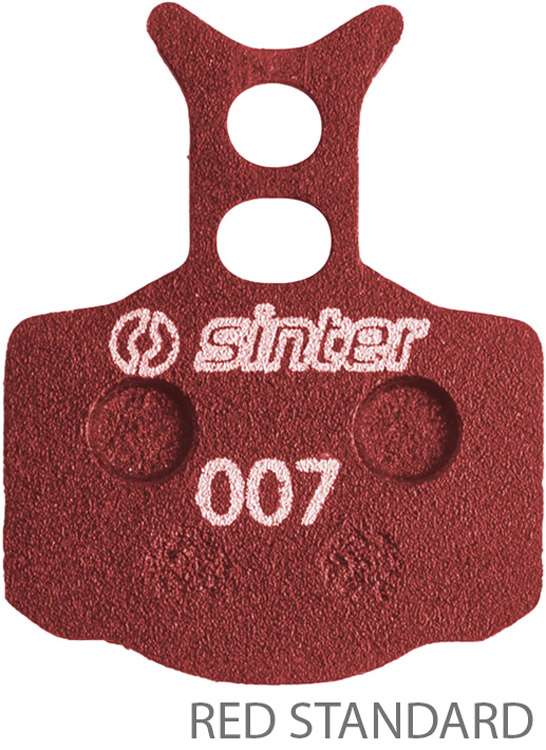 Plaquettes de disque frittées formule 007