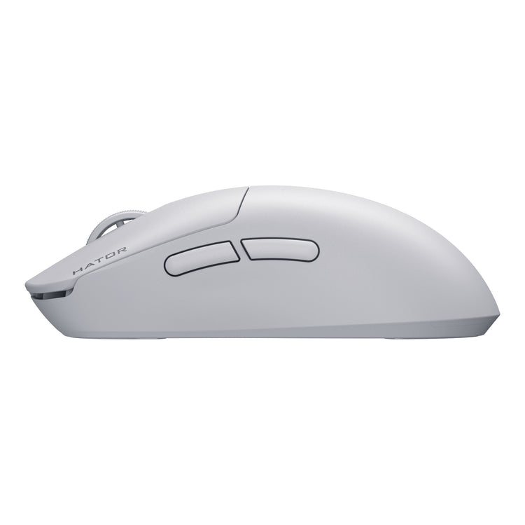 Hator Quasar 3S Ultima 8K Souris de jeu sans fil (Blanc, 30 000 DPI, Bluetooth USB 2,4 GHz)